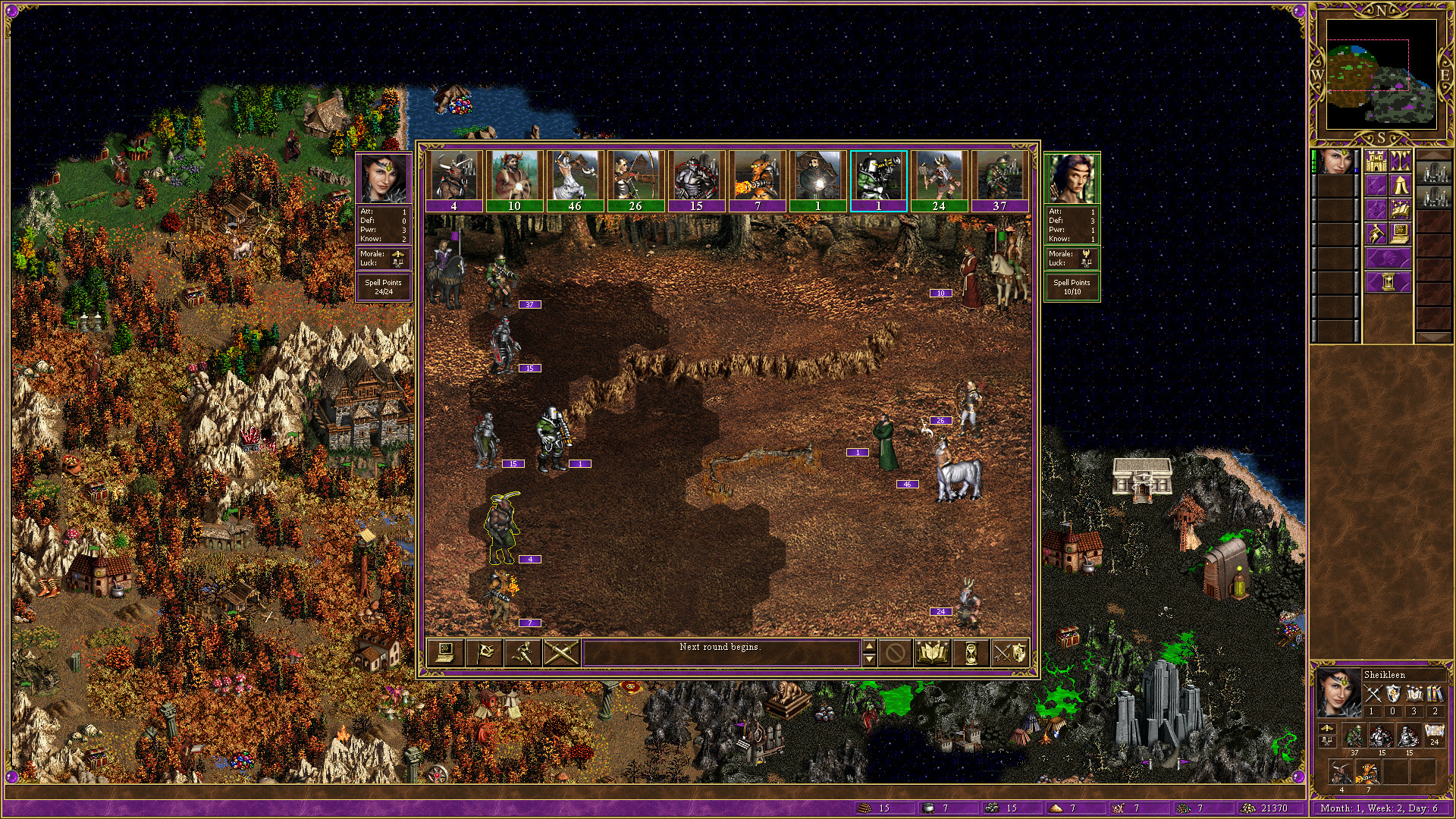 Forge Town in battle